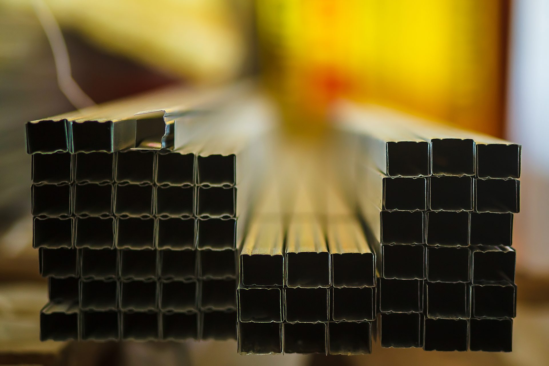 square-metal-pipe-close-up